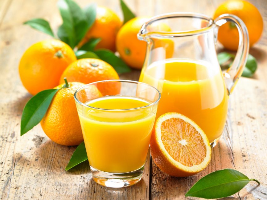 fresh orange juice