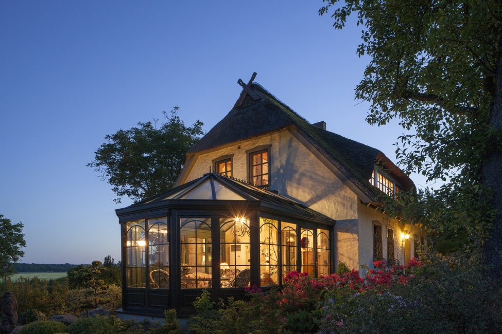 house with glazed veranda