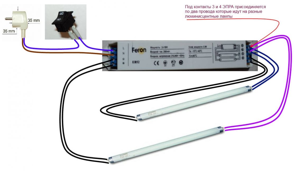 Elektronik balastın bağlanması (elektronik tetik)