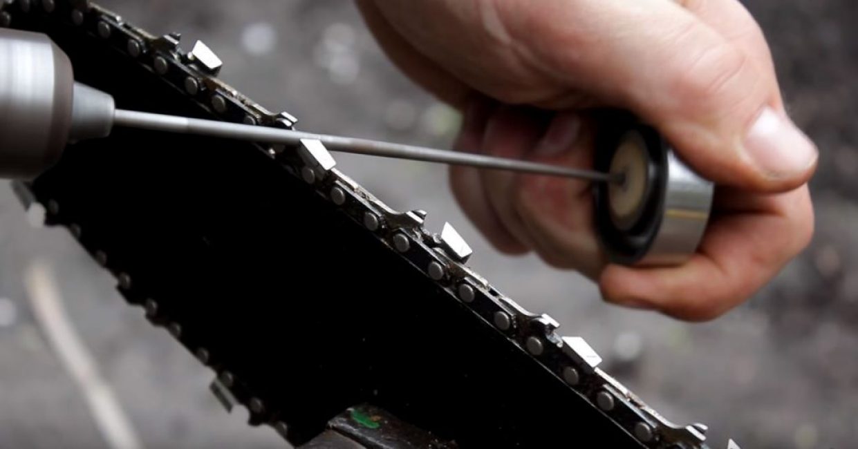 sharpening each saw tooth